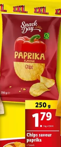 Snack Day - Chips Saveur Paprika