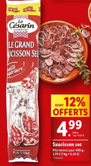 Le Cesarin - Saucisson Sec