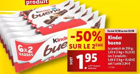 Ferrero - Kinder Bueno