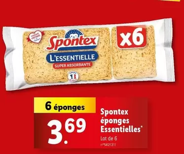 Spontex - Éponges Essentielles