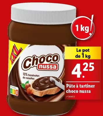 Choco Nussa - Pâte À Tartiner 