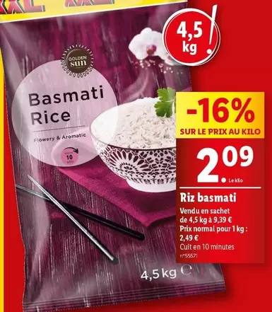 Golden Sun - Riz Basmati