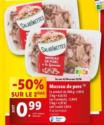 Saladinettes - Museau De Porc