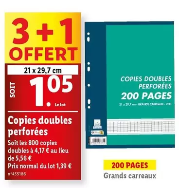 Copies Doubles Perforées