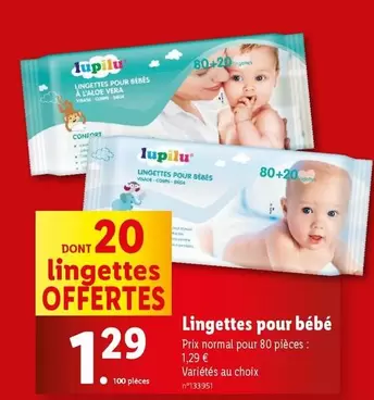 Lupilu - Lingettes Pour Bébé