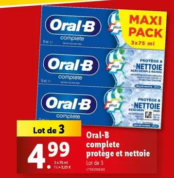 Oral-B - Complete Protège Et Nettoie