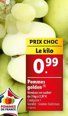 pommes golden