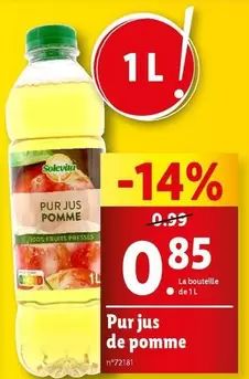 solevita - pur jus de pomme