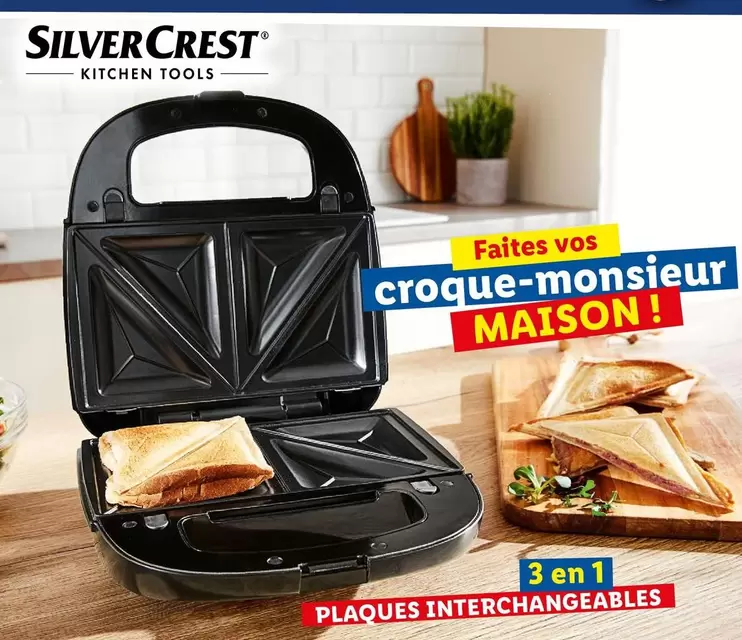 silvercrest - appareil à croque-monsieur