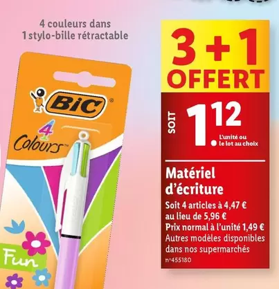 BIC - Mattériel D'Écriture