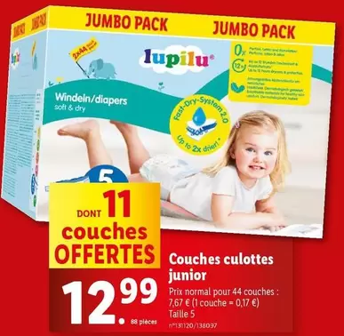 Lupilu - Couches Culottes Junior