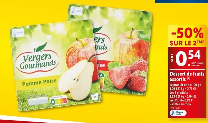 Vergers Gourmands - Desser De Fruits Assortis