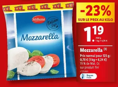 Milbona - Mozzarella