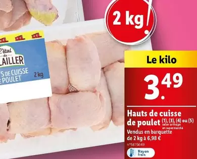 L'Étal Du Volailler - Hauts De Cuisse De Poulet