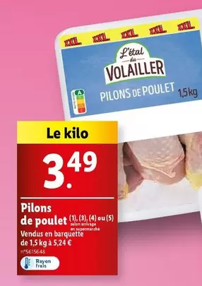 L'Étal Du Volailler - Pilons De Poulet