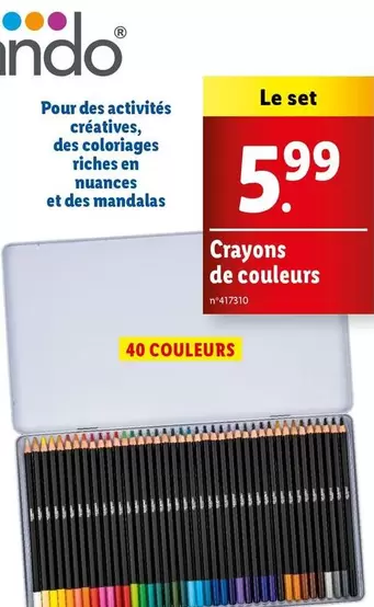 Crelando - Crayons De Couleurs