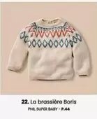 La Brassière Boris  offre sur Phildar