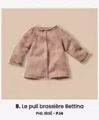 Le Pull Brassière Bettina offre sur Phildar