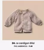 Le Cardigan Bilal offre sur Phildar