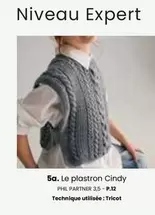 Le Plastron Cindy offre sur Phildar