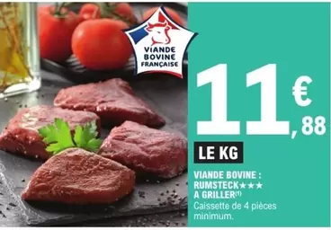 Viande Bovine: Rumsteck A Griller