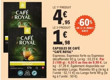 Café Royal - Capsules De Café