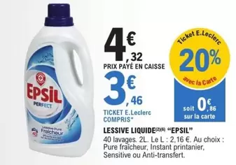 Epsil - Lessive Liquide