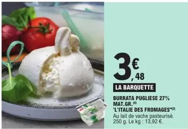 L'Italie Des Fromages - Burrata Pugliese 