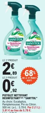 Sanytol - Pistolet Nettoyant Desinfectant