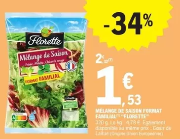 Florette - Mélange De Saison Format Familial