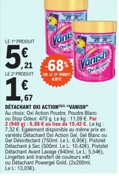 Vanish - Détachant Oxi Action