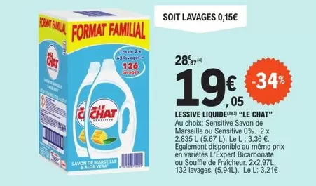 Le Chat - Lessive Liquide