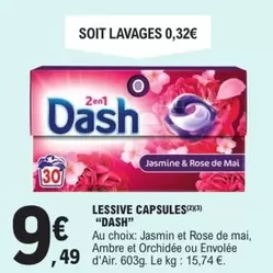 Dash - Lessive Capsules