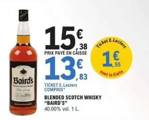 Baird'S - Blended Scotch Whisky