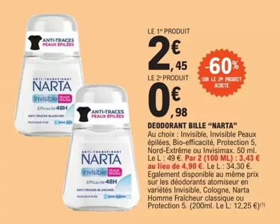 Narta - Deodorant Bille