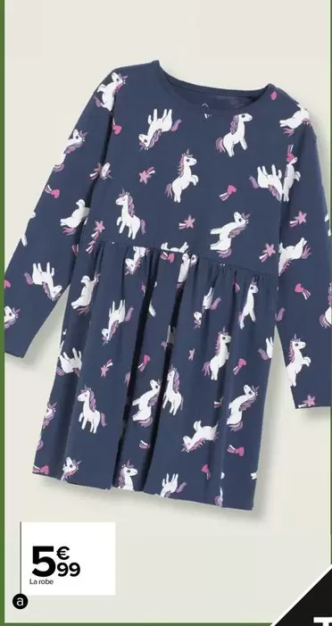 Robe Fille offre à 5,99€ sur Carrefour Express