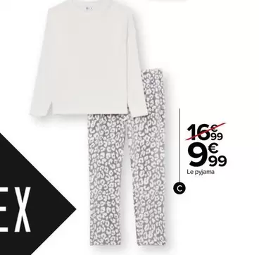 Tex - Pyjama Polaire Femme offre à 9,99€ sur Carrefour