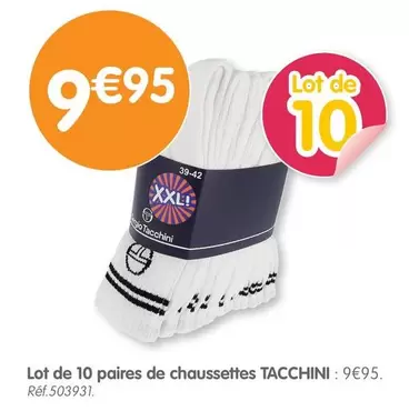 Sergio Tacchini - Lot De 10 Paires De Chaussettes offre à 9,95€ sur B&M