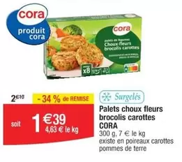 Cora - Palets Choux Fleurs Brocolis Carottes