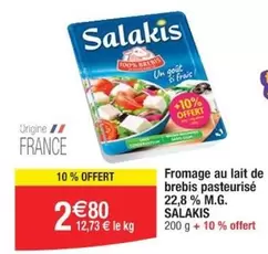 Salakis - Fromage Au Lait De Brebis Pasteurisé