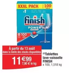 Finish - Tablettes Lave-vaisselle