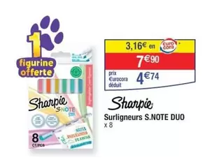 Sharpie - Surligneurs S.note Duo