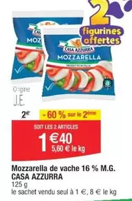 Casa Azzurra - Mozzarella De Vache 16 % M.g.