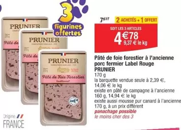 Pâté de Foie Forestière à l'Ancienne - Canard, Prunier et Porc Fermier Label Rouge