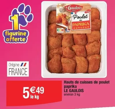 Le gaulois - Hauts De Cuisses De Poulet Paprika