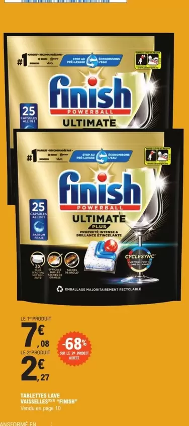 Finish - Tablettes Lave Vaisselles