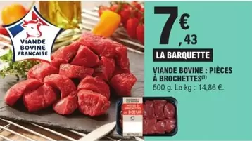 Viande Bovine: Pièces À Brochettes