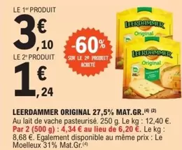 leerdammer - original 27,5% mat.gr.