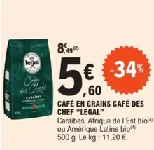 Legal - Café En Grains Café Des Chef