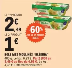 Blédina - Bols Mes Moulinés